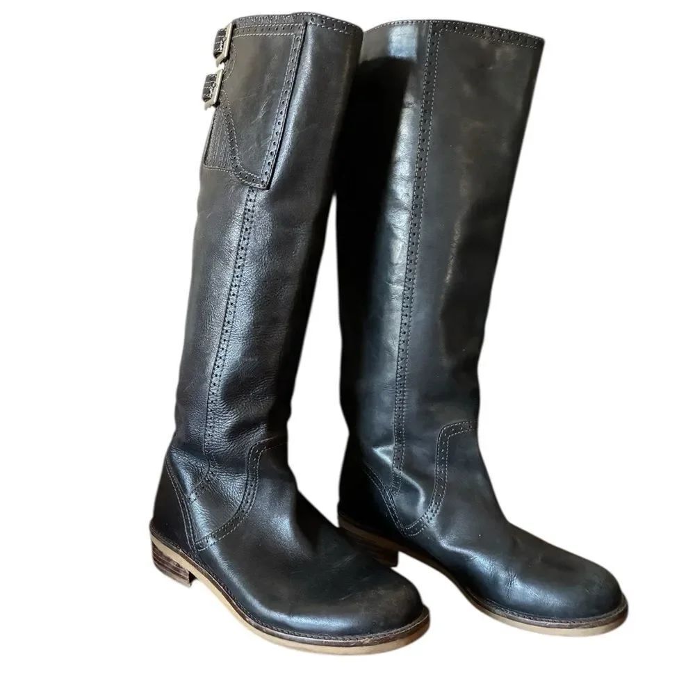 Lucky Brand Black Over the Knee Boots